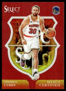 2024-25 Panini Select Certified Red Stephen Curry #9 - Picture 1 of 2