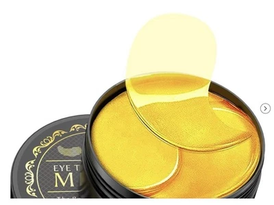 Пластыри под глаза - 60 шт. - маска для глаз из золота 24 карата - средство от пухлых глаз и темных кругов - Изображение 1 из 4