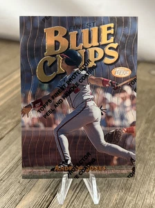 Andruw Jones 1997 Topps Finest #162 w/ Coating Rare Gold Blue Chips Protective - Picture 1 of 2