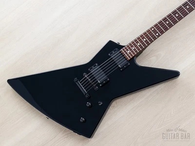 1998 ESP Custom EXP Explorer schwarz mit EMG 81 mit Hülle - Bild 1 von 4