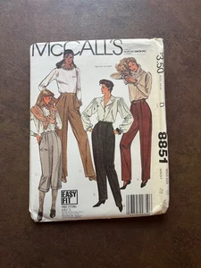 Pantaloni mancanti vintage McCalls modello cucito taglia 10 * non tagliati * - Foto 1 di 2