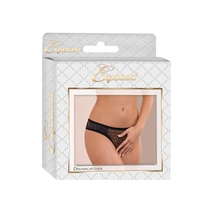 Bragas con Encaje Exposed Negro S/M - Imagen 1 de 2
