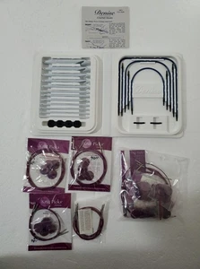 Denise Interchangeable Crochet Hook Set & Knit Picks Needle Cables, etc Knitting - Picture 1 of 11