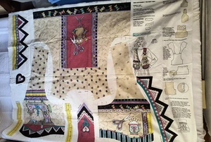 Vintage Daisy Kingdom Vest Sewing Pattern Fabric Panel "Sew Cozy" S M L 8-18 - Picture 1 of 6