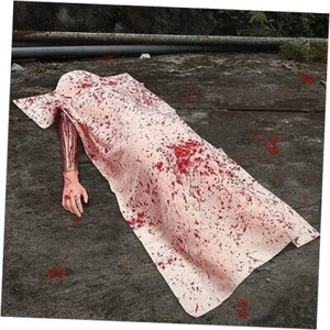 5.4ft Halloween Decorations Outdoor Dead Props Showing Right show right hand - Picture 1 of 8