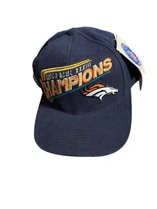 Vintage NWT Denver Broncos Super Bowl XXXIII Champions Hat Cap Strapback NFL - Picture 1 of 7