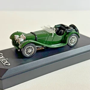 Solido 1/43 Scale Diecast 4002 - Jaguar SS100 - Green Made in France No Cover - Picture 1 of 9