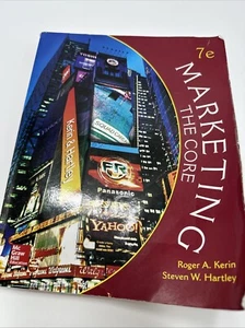 Marketing: The Core - Hardcover, by Kerin Roger A.; Hartley Steven W. - Good - Picture 1 of 4