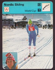 THOMAS WASSBERG Sweden Nordic Skiing World Cup 1978 SPORTSCASTER CARD #17-20