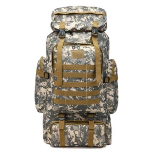 Trekkingrucksack 100L camouflage BW Bundeswehr Backpacking Wandern Camping - Bild 1 von 5
