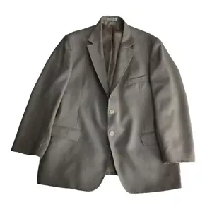 VTG Orvis Sport Coat 48R Beige Check Houndstooth Zipper Pocket Two Button USA - Picture 1 of 14