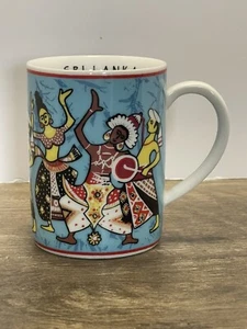 Sri Lanka Kandyan Dancers Sri Lankans Ceramic Coffee Mug Cup DANKOTUWA JANADARI - Picture 1 of 4