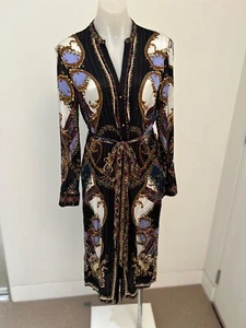CAMILLA silk belted shirt dress - size XS - 8-12 - $799 As New! - Picture 1 of 4