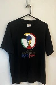 Camiseta Oficial Copa Mundial de la FIFA Corea/Japón 2002 Ropa Pre-Amada Deportes - Imagen 1 de 3