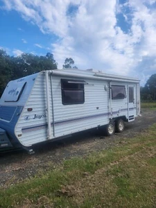 1997 JAYCO WESTPORT 21FT CARAVAN, DUAL AXLE, ENSUITE, AIR COND. ETC..... - Picture 1 of 11