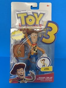 Toy Story 3 Disney Pixar 2009 "Round 'Em Up Sheriff Woody" Deluxe Lasso Action - Picture 1 of 4