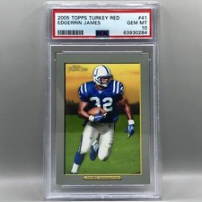 2005 Edgerrin James Topps Turkey Red #41 PSA 10 POP 1