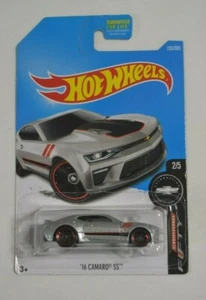 2016 HOT WHEELS CAMARO 50 YEARS 2/5 - ' 16 CAMARO SS SILVER - Picture 1 of 3
