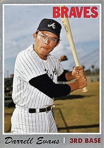 DARRELL EVANS 70 ACEO ART CARD #FREE COMBINED SHIPPING##