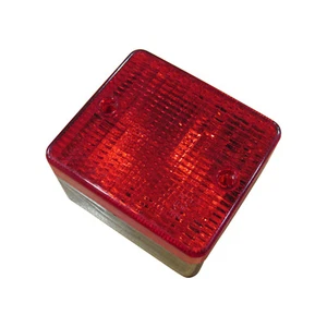 Rear Fog Light (12V Trailer Towing Tail Lamp Universal Auxillary Red Lightboard) - Picture 1 of 7