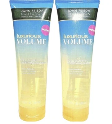 2  PACK John Frieda Luxurious Volume Full Clarity  Purifying Shampoo 8.45oz ea - Image 1 of 3