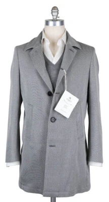 Luigi Borrelli Light Gray Coat - Size M (US) / 50 (EU) - (OW01115G00530) - Image 1 of 4