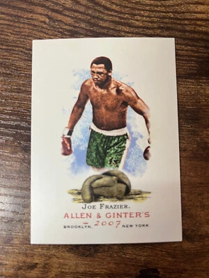 2007 Topps Allen & Ginter's - Joe Frazier #82 Heavy Weight Boxer - Image 1 of 2