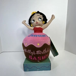 BETTY BOOP JANUARY Birthday Bash Cupcakes Plush Stuffed Toy 2013 13.5” - Picture 1 of 14