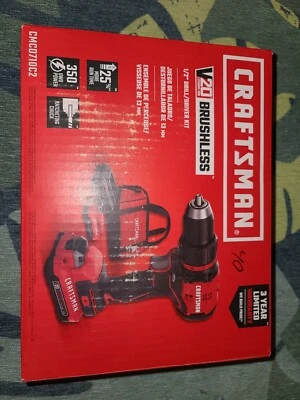 Craftsman CMCD710C2 20V Brushless 1/2" Drill/Driver Kit - Image 1 of 4
