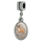 Boxer Pet Dog Italian European Style Bracelet Oval Charm Bead
