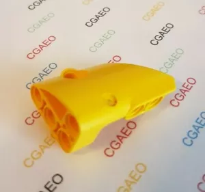 1 X Lego 87080 Technic, Panel Fairing # 1 Small Smooth Short, Side A - Yellow - Imagen 1 de 1