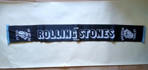 Rolling Stones Tattoo You European Tour 1982 Concert Scarf Jagger Richards blue - Imagen 1 de 6