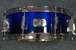 Canopus Yaiba Maple Snaredrum "Cobald Blue Sparkle Fade Lacquer" -14x5,5" - Bild 1 von 12