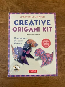 Creative Origami Kit: Learn to Fold Like a Pro Tuttle with DVD and 64 Page Book - Picture 1 of 4