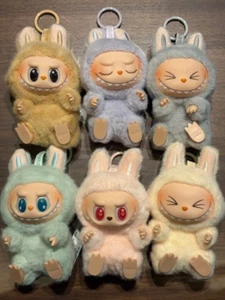 POP MART LABUBU THE MONSTERS Have a Seat Plush Series Complete Set USED/MINT - Picture 1 of 9