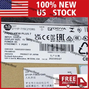 AB 2711P-T15C21D8S Sealed New Allen Bradley PanelView Plus 7 Graphic Terminal AB - Picture 1 of 3