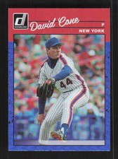 David Cone 1990 Retro 2023 Donruss  Blue Foil New York Mets #277