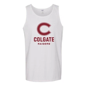 Colgate University Raiders Primary Logo College Sports Team Tank Top - White - Picture 1 of 6