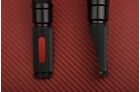 Black-Red Pair of Rear Footpegs 77mm YAMAHA NIKEN 900 / GT MXT 850 2018-2020