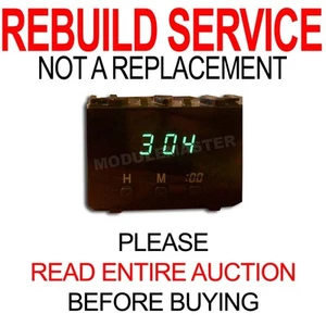  Rebuild Repair for 96 97 98 99 00 01 02 Toyota 4-Runner Clock - Picture 1 of 1