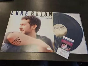 Luke Bryan signiertes Vinyl Album Doin My Thing JSA COA Country Musik Star - Bild 1 von 4