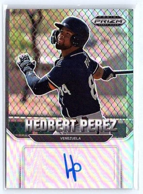 HEDBERT PEREZ  VENEZUELA RC AUTO  2022 PRIZM DP #AU-HP  SILVER  - Image 1 of 2