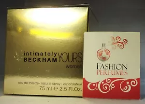 INTIMATELY YOURS WOMEN by BECKHAM 2.5 OZ EDT - HTF - *BOX STILL WRAPPED* - Picture 1 of 2