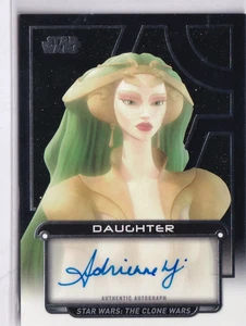 Star Wars Galactic Reborn  Autograph Card AU-AWK  Adrienne Wilkinson 171/215 - Picture 1 of 2
