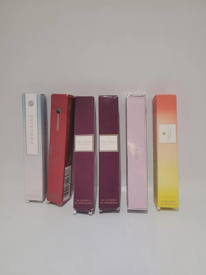 Avon PINs Set Eau de Parfum Perceive / Far Away / Rare Flowers /Luminata 6x 10ml - Bild 1 von 1