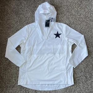 Nike Dallas Cowboys White On Field Hoodie Men’s Size XL CK5754-100 NEW - Picture 1 of 13
