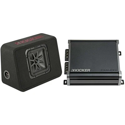 Kicker 45TL7R102 Single 10" L7R Truck Loaded Vented Enclosure - 500 Watts RMS... - Image 1 of 4