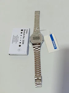 CASIO VINTAGE Chrono A168WA-8AYES Quarz Armbanduhr Edelstahl             _0.11_5 - Bild 1 von 11