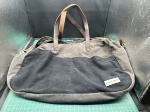Bespoke Post Line of Trade Duffel Tote Carry On Bag Gray Black.              K - Picture 1 of 5
