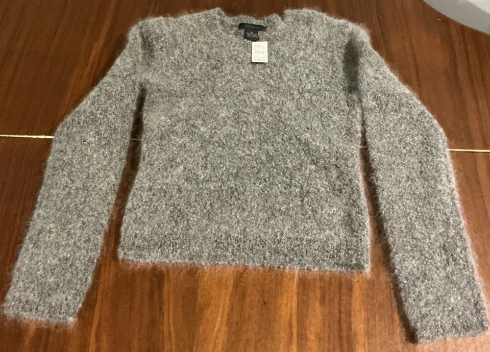 Suéter para mujer The Limited mezcla de lana mohair 50/50 mediano M gris Hong Kong nuevo con etiquetas Foto 1 de 4